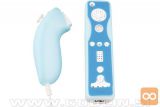 Wii Remote In Nunchuk Silikonska Prevleka, Modra