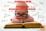 Inštrukcije matematike za OŠ in SŠ