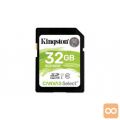 SDHC KINGSTON 32GB CANVAS SELECT, 80MB/10MB/s, UHS-I Speed