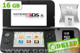 Nintendo 3DS XL srebrn + R4i SHDC v2014 + microSD 16GB + SD