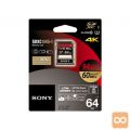 SONY 64GB SDXC hitrost 94MB/s, podpira 4K