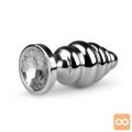 ANALNI ČEP Easytoys Silver/clear No.15