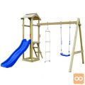 Igralo s toboganom, lestvijo, gugalnico 242x237x218 cm FSC