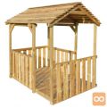 Zunanji igralni paviljon 122,5x160x163 cm FSC borovina