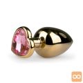 ANALNI ČEP Gold/Pink No. 8