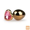 ANALNI ČEP Gold/Pink No. 7