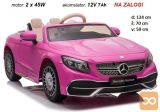 Avto na akumulator Mercedes Maybach (roza)