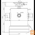 Cilinder teleskopski, 8stopenj, 11t, 1320mm, s kroglo 8301S