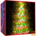 Novoletne lučke angelski lasje 200 LED RGB za božično drevo