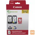 Komplet kartuš Canon PG-545 in CL-546 (+ 50x GP-501 foto