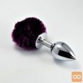 ANALNI ČEP Lovetoy Pompon Purple Small