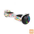 Električno dvokolo skuter rolka LED RGB 100kg 10 km/h