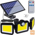 LED 171 COB solarna svetilka s senzorjem gibanja 2400mAh